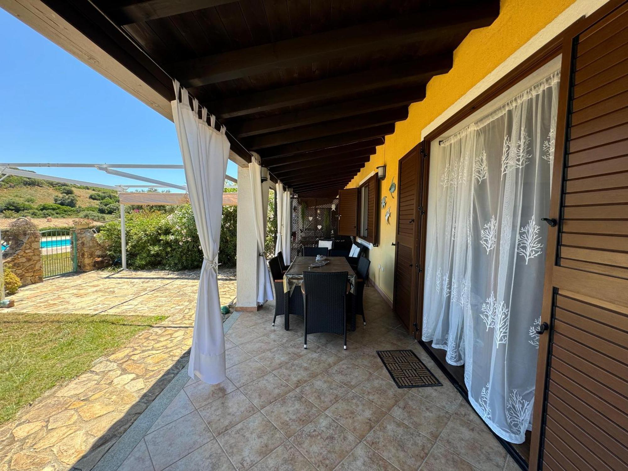 Casa Vacanze Con Piscina E Vista Mare Esclusiva Per Coppie E Famiglie, Relax E Tranquillita Tertenìa Eksteriør bilde