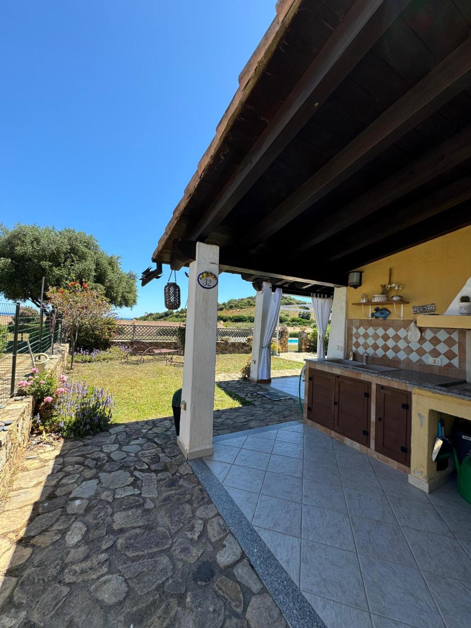 Casa Vacanze Con Piscina E Vista Mare Esclusiva Per Coppie E Famiglie, Relax E Tranquillita Tertenìa Eksteriør bilde